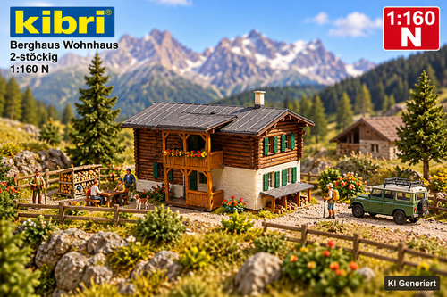 Kibri berghaus wohnhaus - kibri,