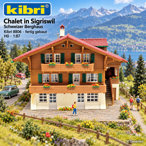 Kibri 8806 chalet in - h0,