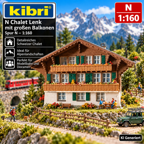 Kibri 7040 berghaus - ,