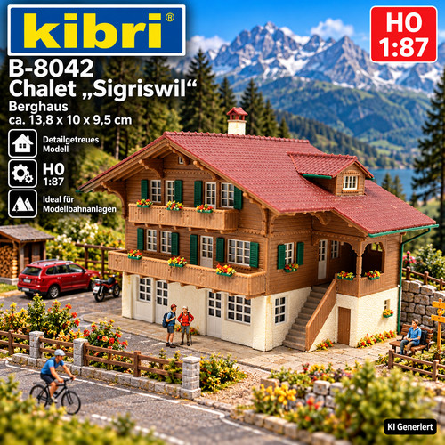Kibri 8042 chalet - b-8042,